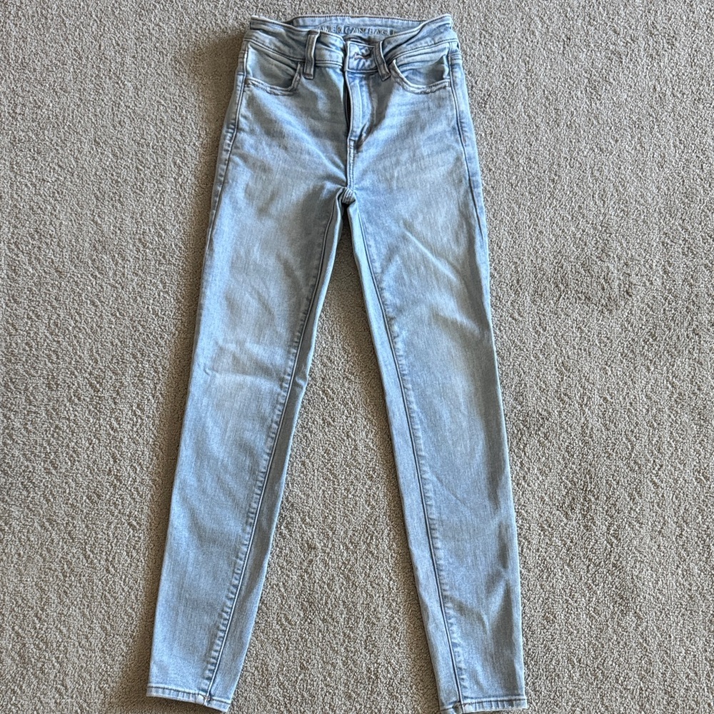 American Eagle Women’s Hi-Rise Jeggings size 0